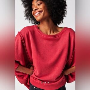 Free People Camden crewneck sweatshirt, size M